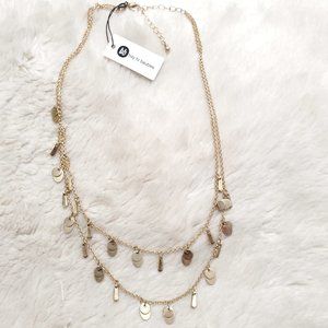 Multi-Strand Mini Charm Necklace